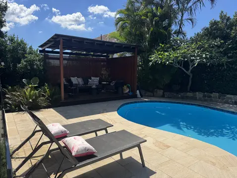 After shot of the pool make over